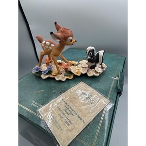 WDCC "He Can Call Me A Flower If He Wants To" Bambi Ltd Ed Figurine IN BOX COA